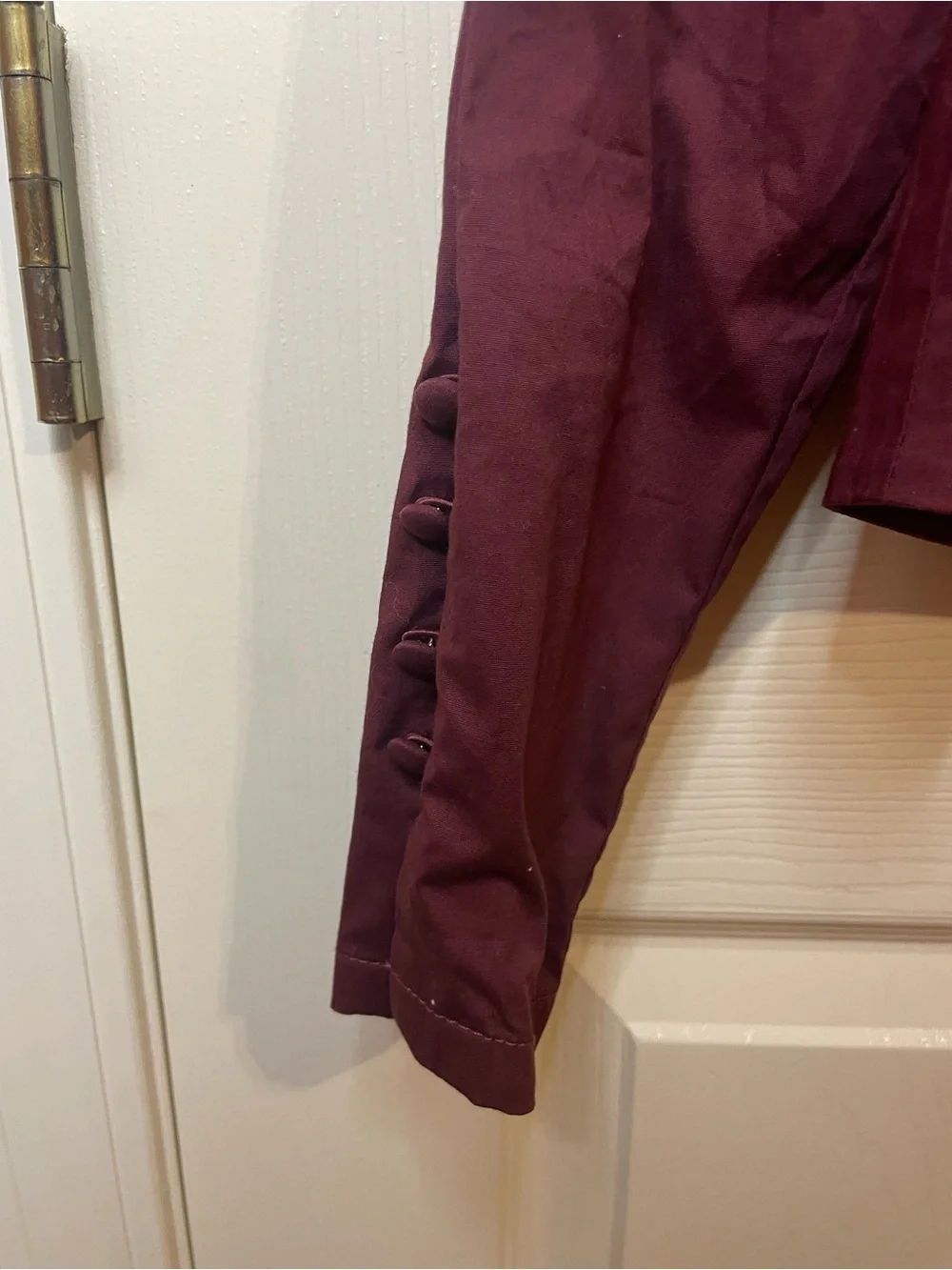 STAUD Peggy Top in Plum Size Small